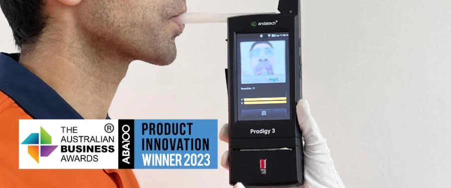 Andatech breathalyser wins Australian Business Awards for Product Innovation
