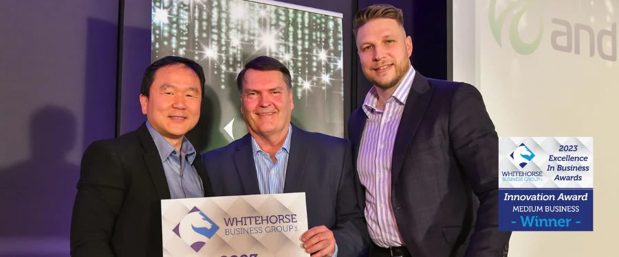 Andatech wins Whitehorse Business Awards in Innovation 2023